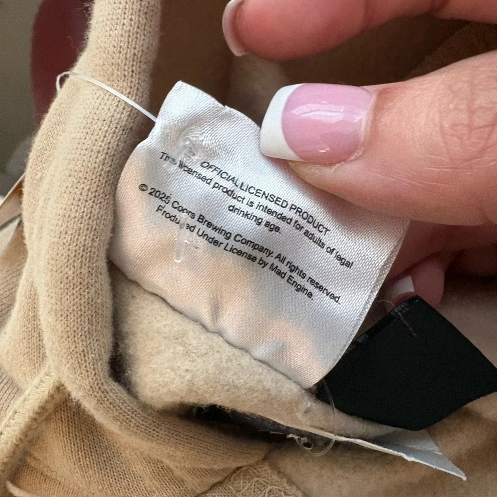 Coors Men’s Hoodie Rodeo Western Pullover Tan Logo 2025 | Size Large | NWT - Picture 8 of 9